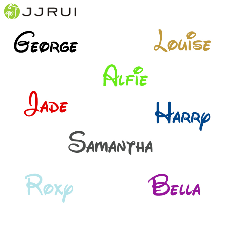 Baby Name Wall Art - JJRUI Personalised Name Boy or Girl