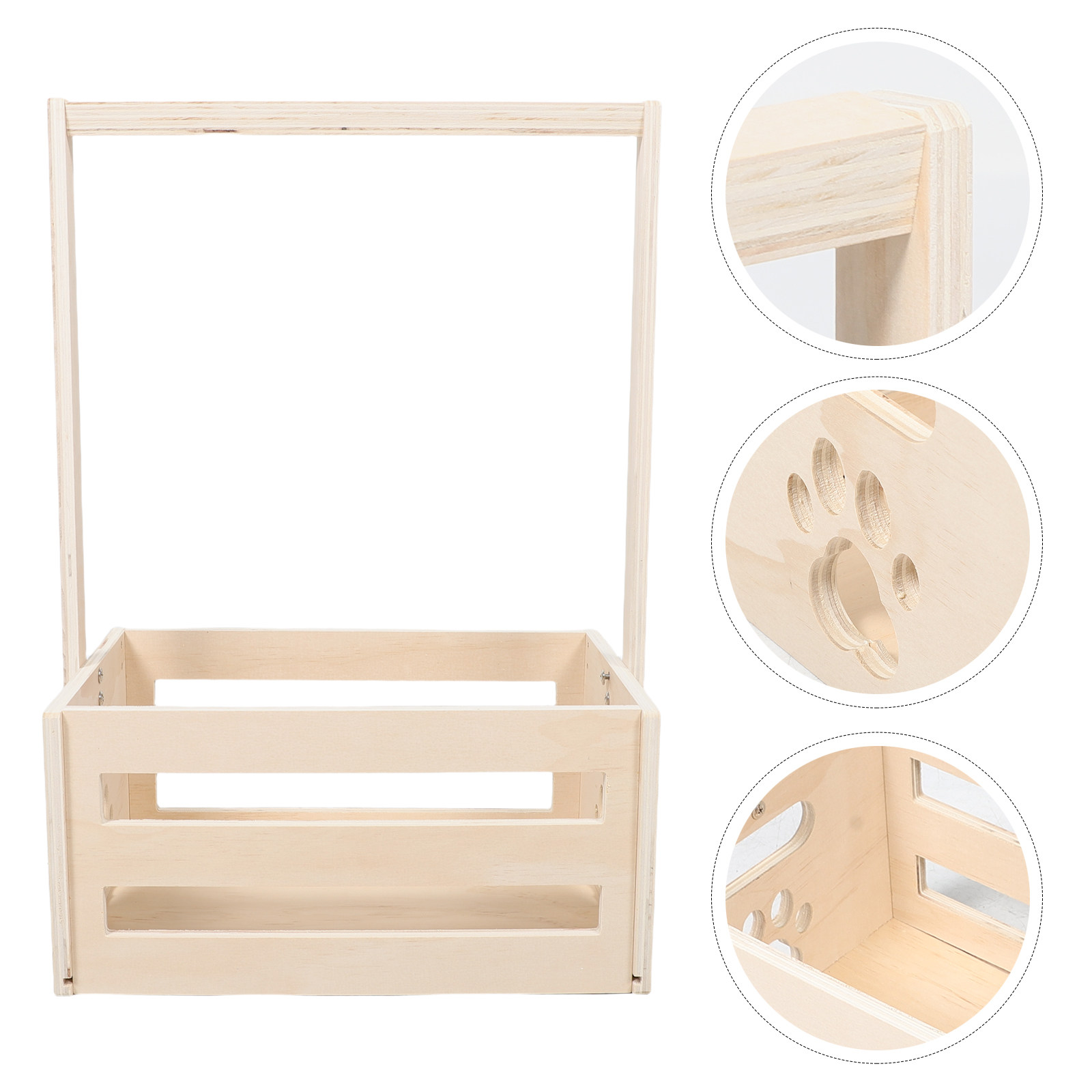 Baby Nursery Vintage - Vintage Wooden Baby Shower Storage Crate