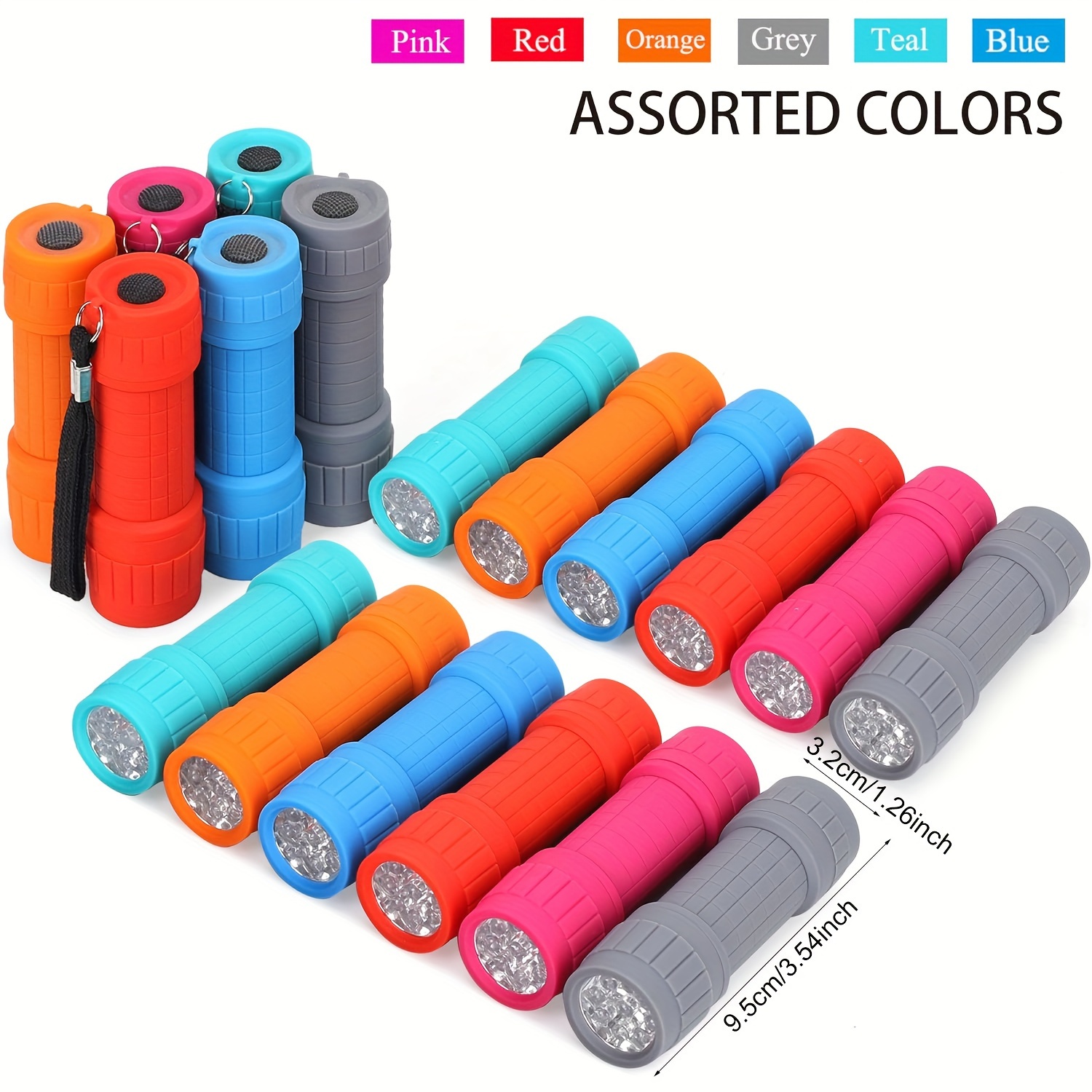 Baby Nursery Gifts - Mini Portable Flashlight Nine XPE Lamp
