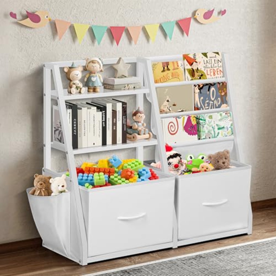 Baby Nursery Shelf - Bookshelf and Toy Storage Book Shelf