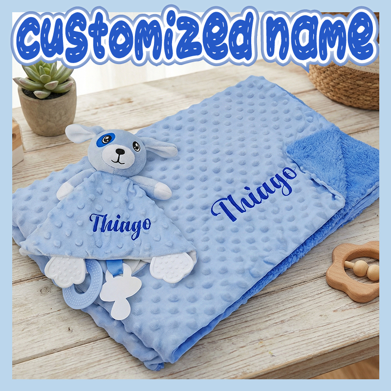 Baby Nursery Animal Theme - Custom Baby Name 100% Cotton Animal-Themed