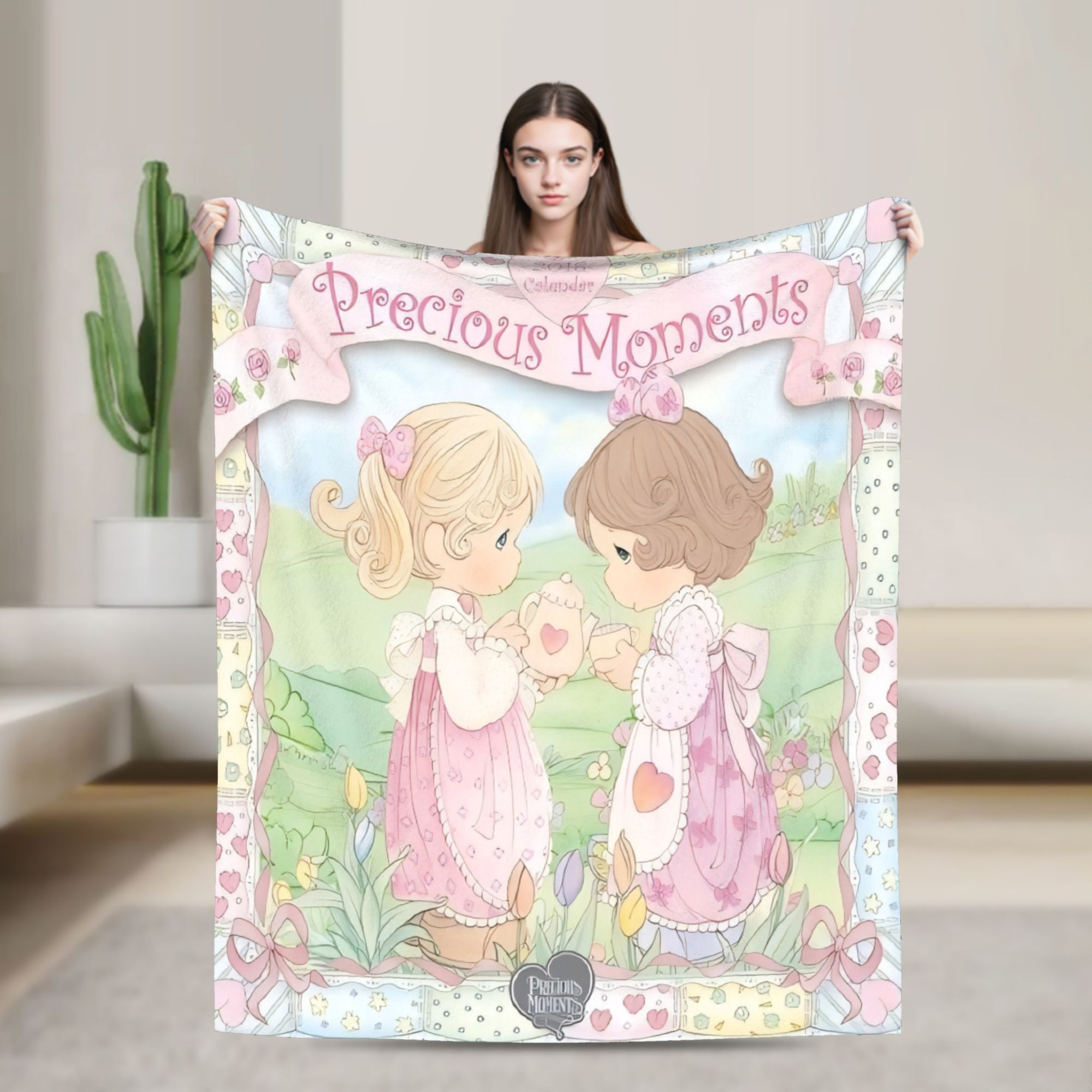 Baby Nursery Vintage - VIKAMA Vintage Precious Moment Doll Fleece