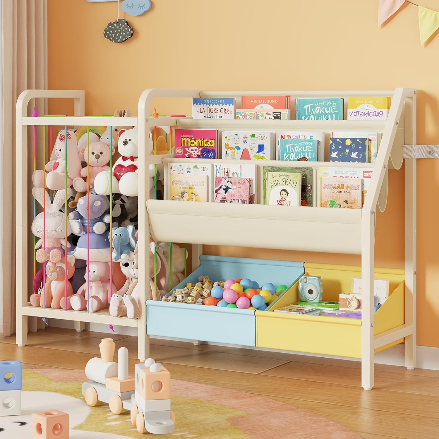 Baby Nursery Shelf - B5 Kids Bookshelf and Toy Storage,