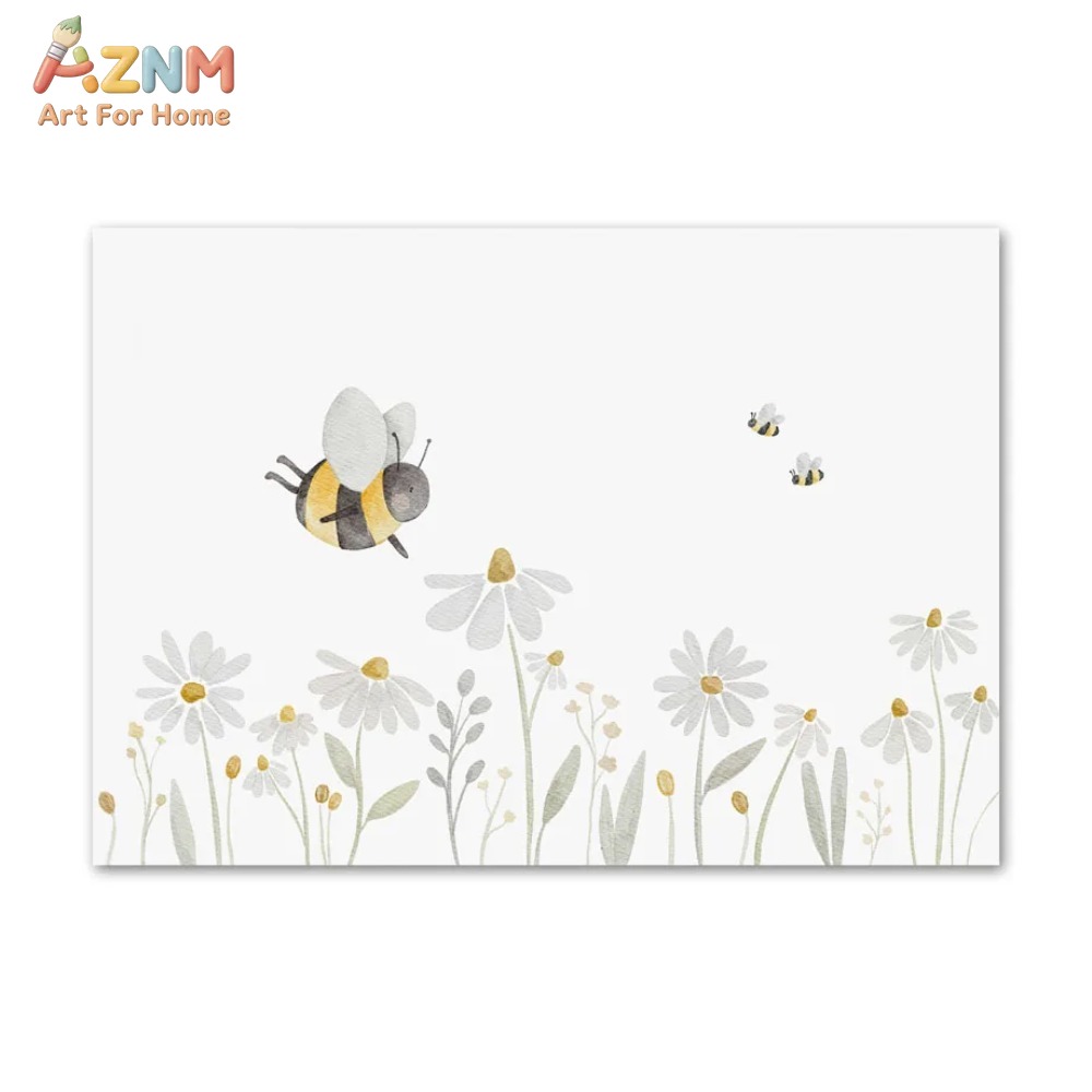 AZNM Watercolor Bear Fox Anima – Baby Nursery Frames recenzja i cena