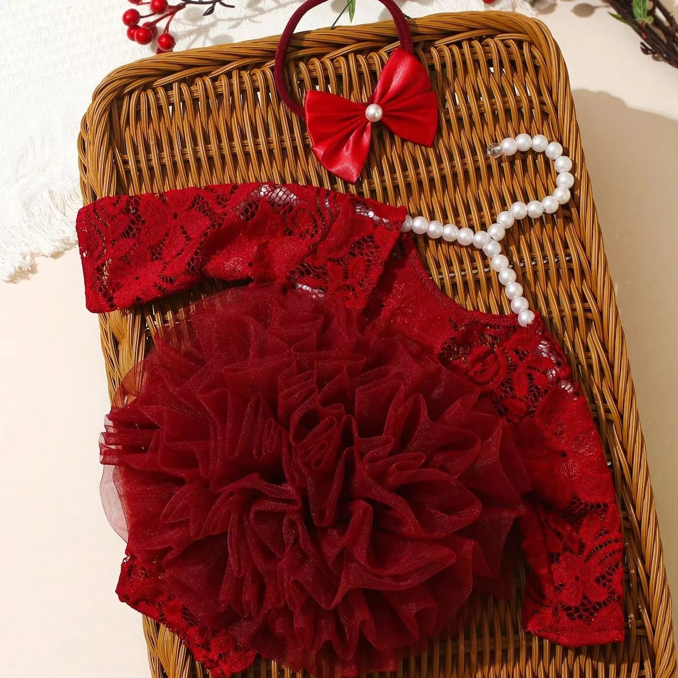 Ylsteed Newborn Lace Flower He – Baby Nursery Set recenzja i cena