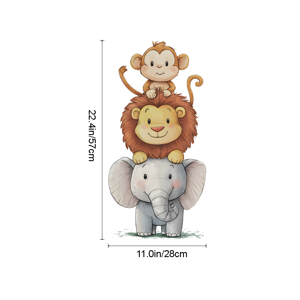 Cute Forest Animals Wall Stick – Baby Nursery Labels recenzja i cena
