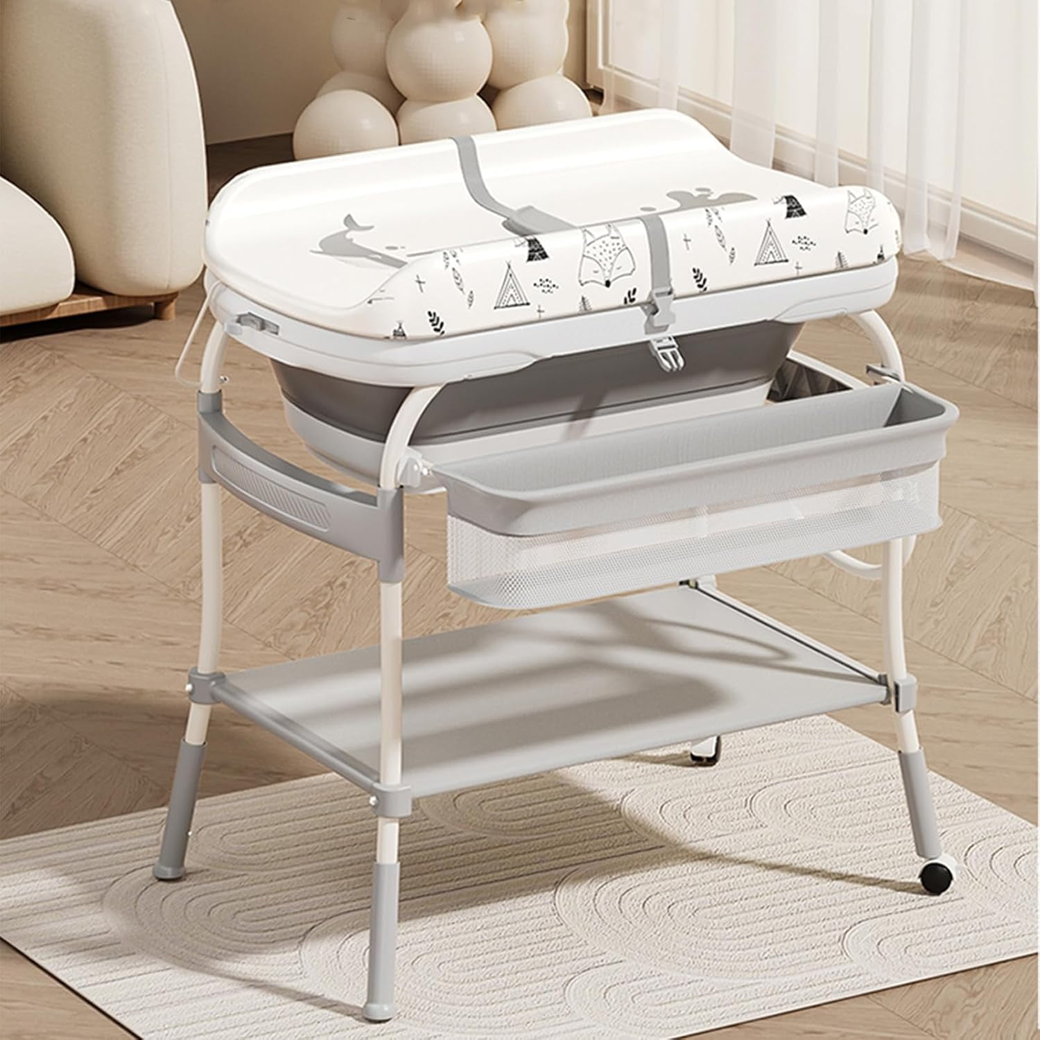 2 in 1 Baby Changing Table wit – Baby Nursery Dresser Changing Table recenzja i cena