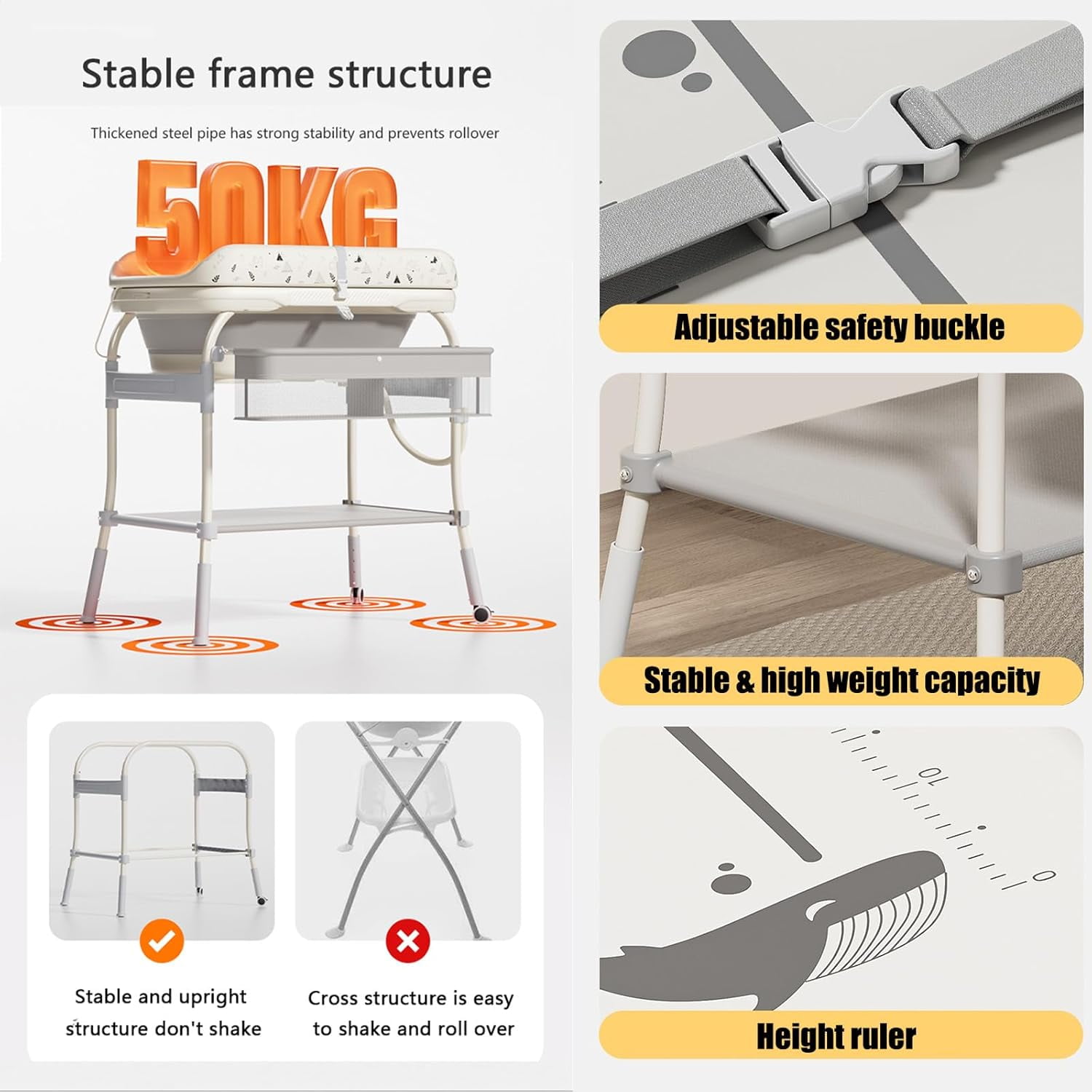 2 in 1 Baby Changing Table wit – Baby Nursery Dresser Changing Table recenzja i cena