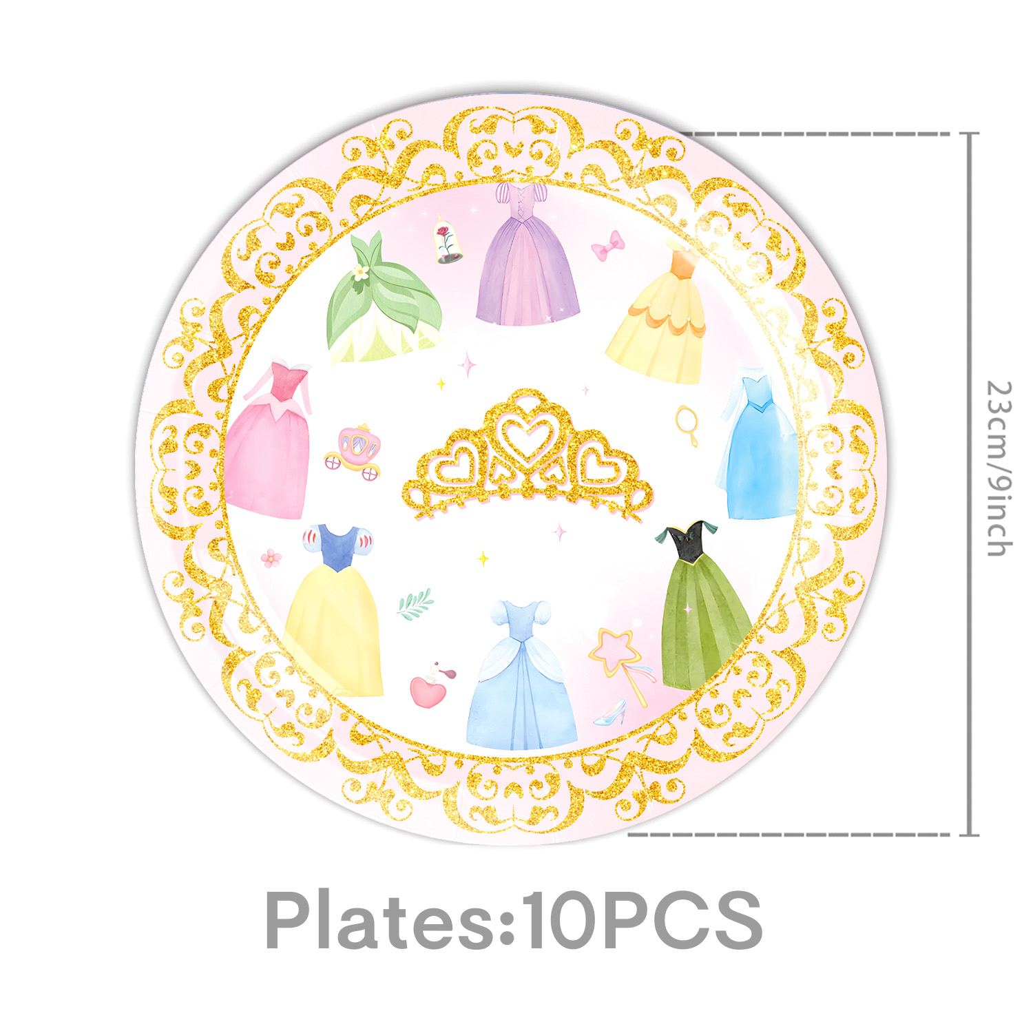 Princess Dress Girls Birthday  – Baby Nursery Girl Room recenzja i cena
