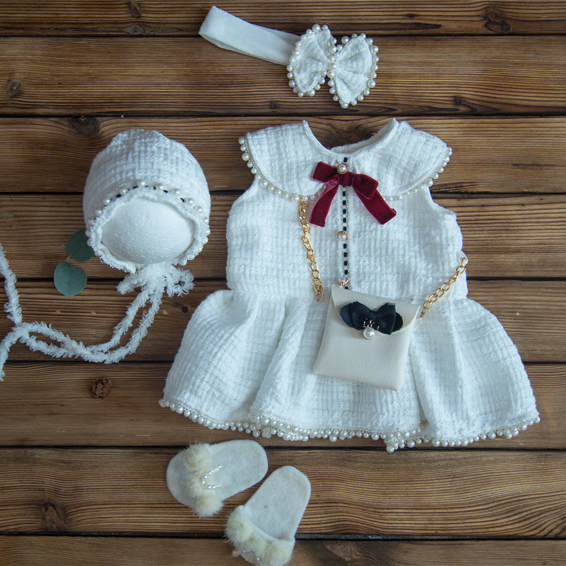 Newborn Sewing Girl Dress Soft – Baby Nursery Set recenzja i cena