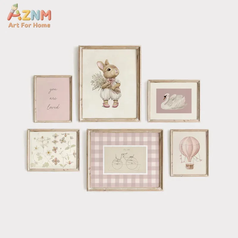 AZNM Boho Bunny Hot Air Balloo – Baby Nursery Vintage recenzja i cena