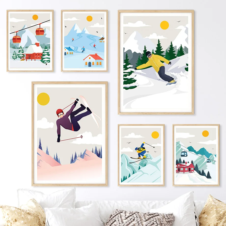 Minimalist Snow Mountain Canva – Baby Nursery Themes Boy recenzja i cena