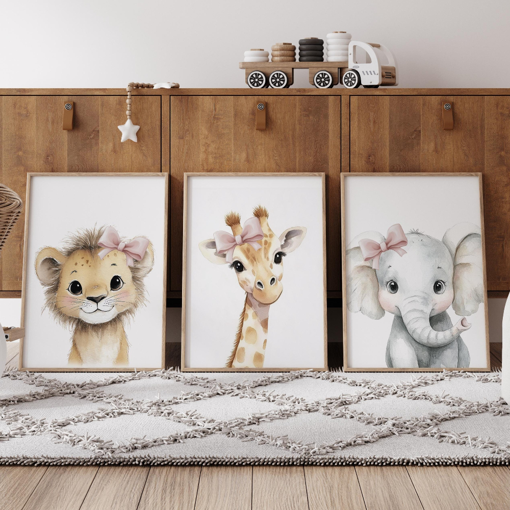 Baby Girl Nursery Wall Art Set – Baby Nursery Frames recenzja i cena
