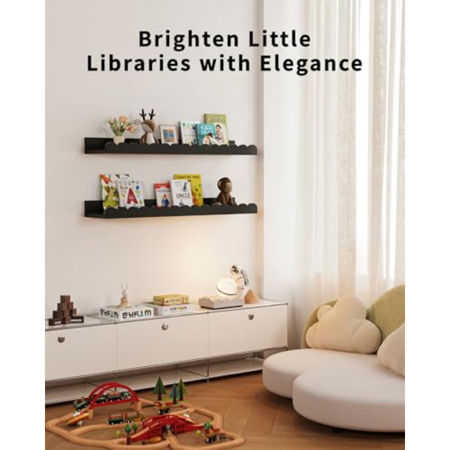 Nursery Book Shelves 4-Pack Fl – Baby Nursery Shelf recenzja i cena