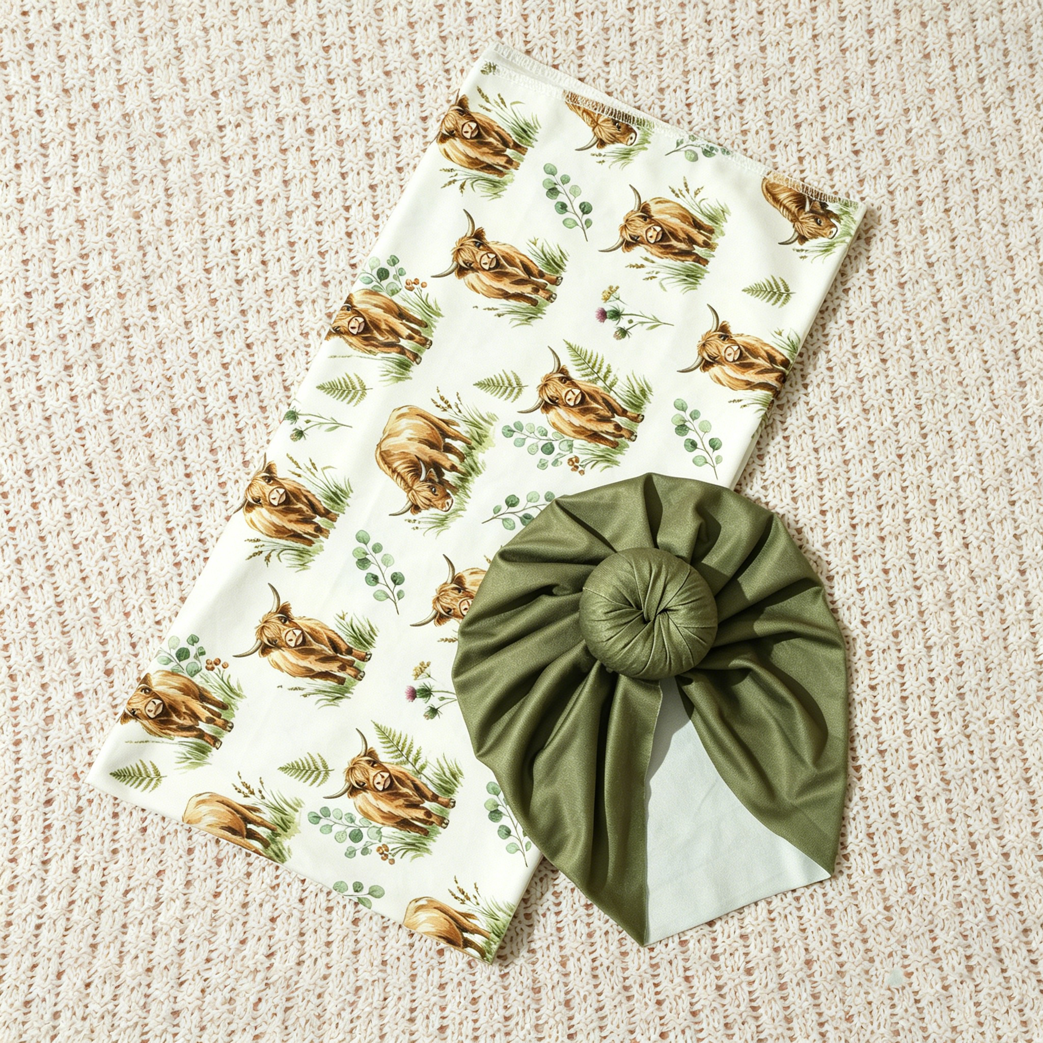 Ylsteed Soft Stretchy Highland – Baby Nursery Set recenzja i cena