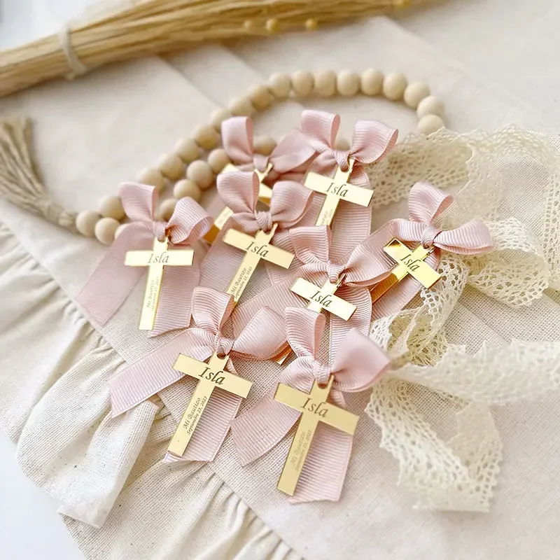 Customized Cross Baptism Label – Baby Name Wall Art recenzja i cena