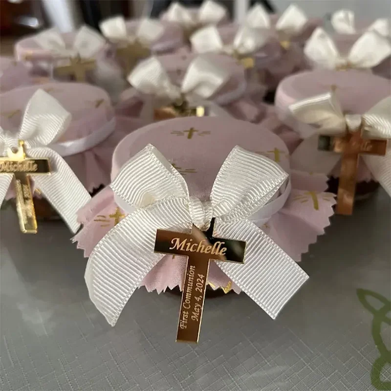 Customized Cross Baptism Label – Baby Name Wall Art recenzja i cena