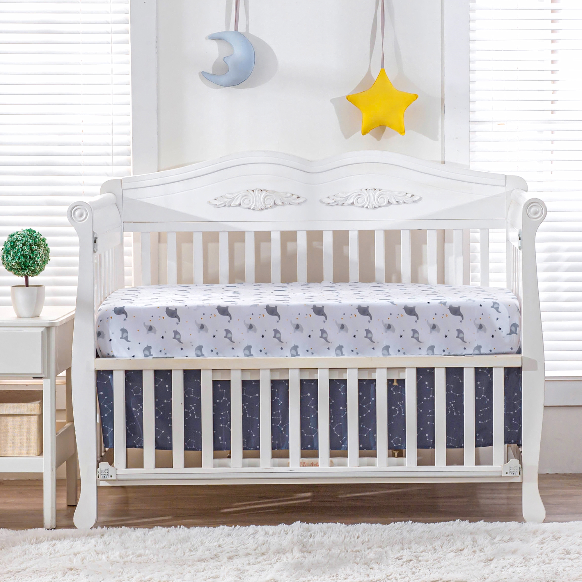 3Pcs Cosmic theme newborn Crib – Baby Nursery Animal Theme recenzja i cena