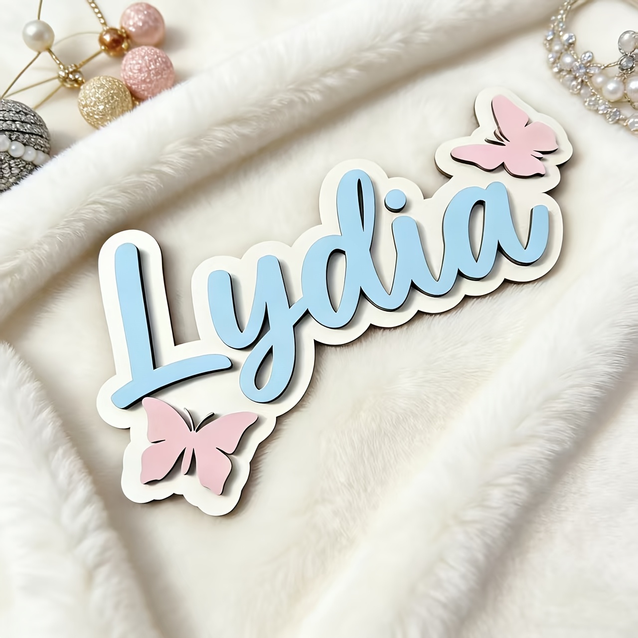 Personalized Blue & Pink Butte – Baby Nursery Gifts recenzja i cena