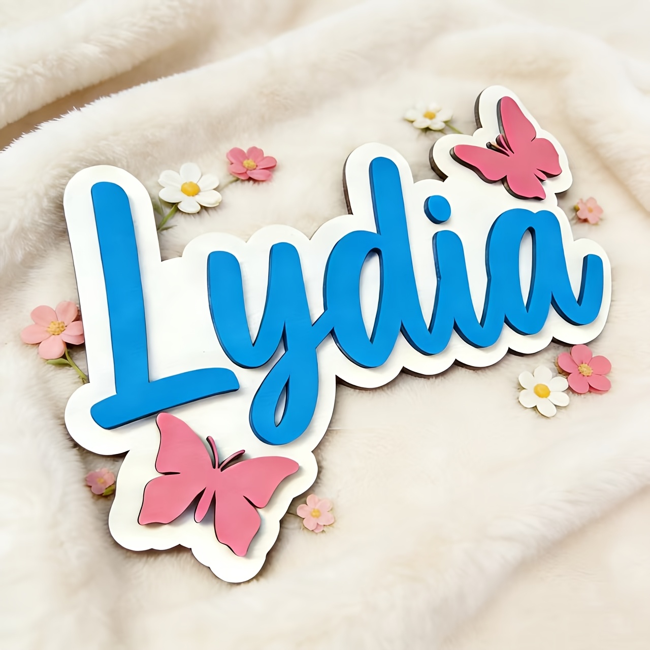 Personalized Blue & Pink Butte – Baby Nursery Gifts recenzja i cena