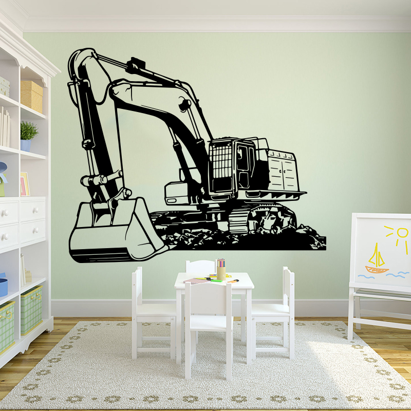Large Heavy Equipmen Excavator – Baby Nursery Labels recenzja i cena