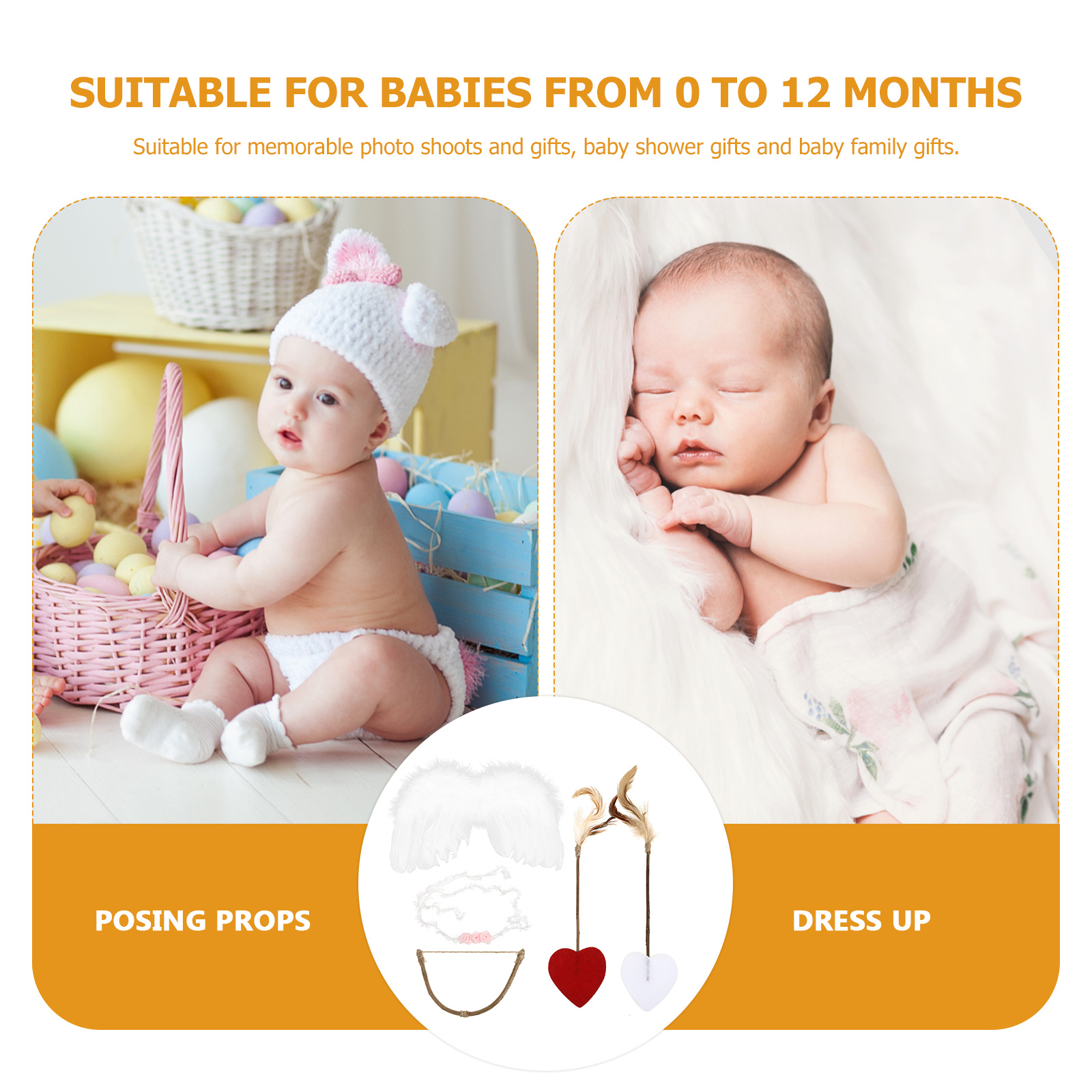 Baby Wing Headband Kit Infant  – Baby Nursery Set recenzja i cena