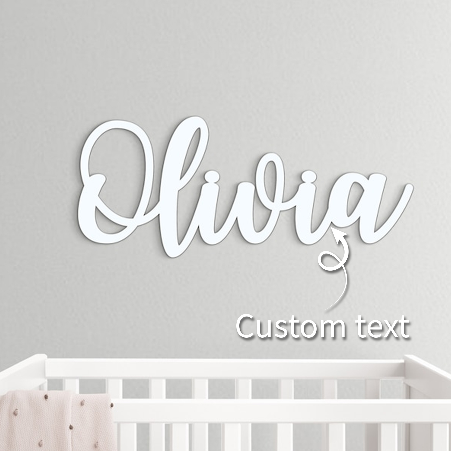 1pc Custom Wooden Name Sign,Cu – Baby Nursery Decor Girl recenzja i cena
