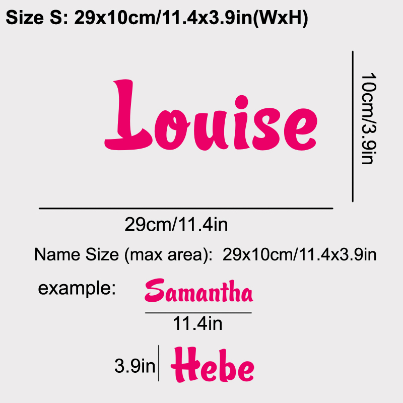 Personalized name vinyl decal  – Baby Nursery Labels recenzja i cena