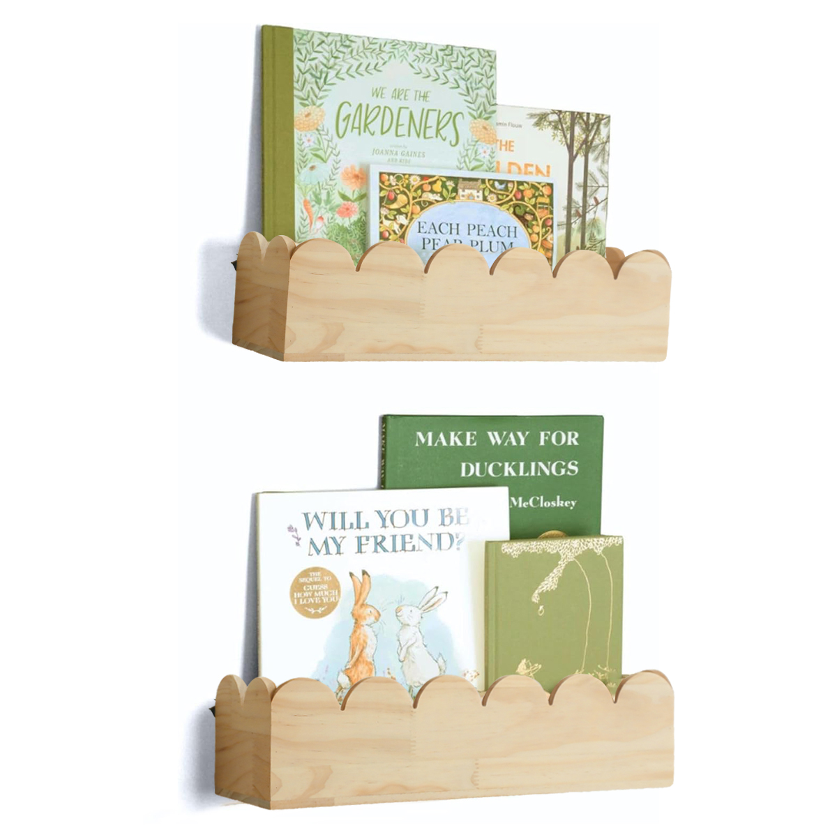Boho Wooden Wall Shelf, Natura – Baby Nursery Shelf recenzja i cena