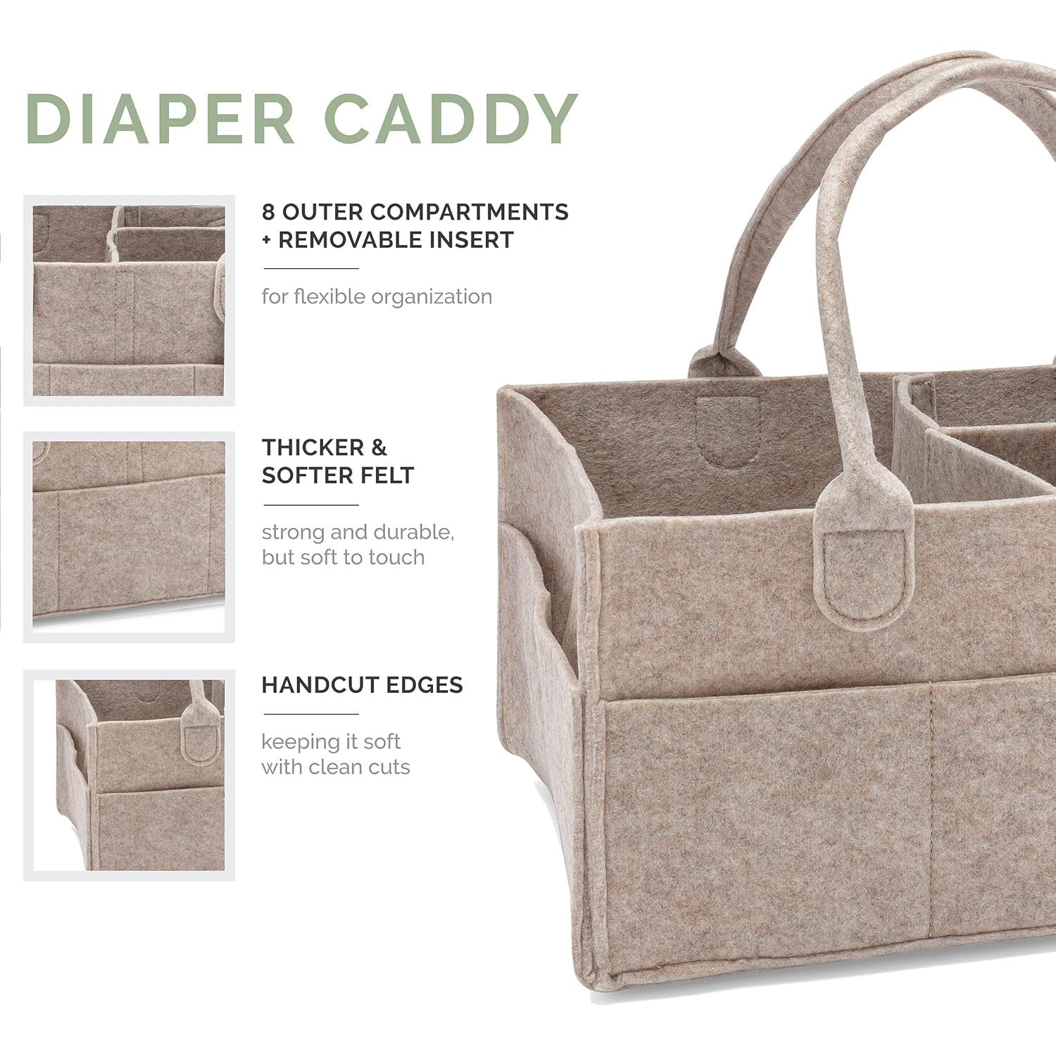 Diaper Caddy - Nursery Storage – Baby Nursery Shelf recenzja i cena