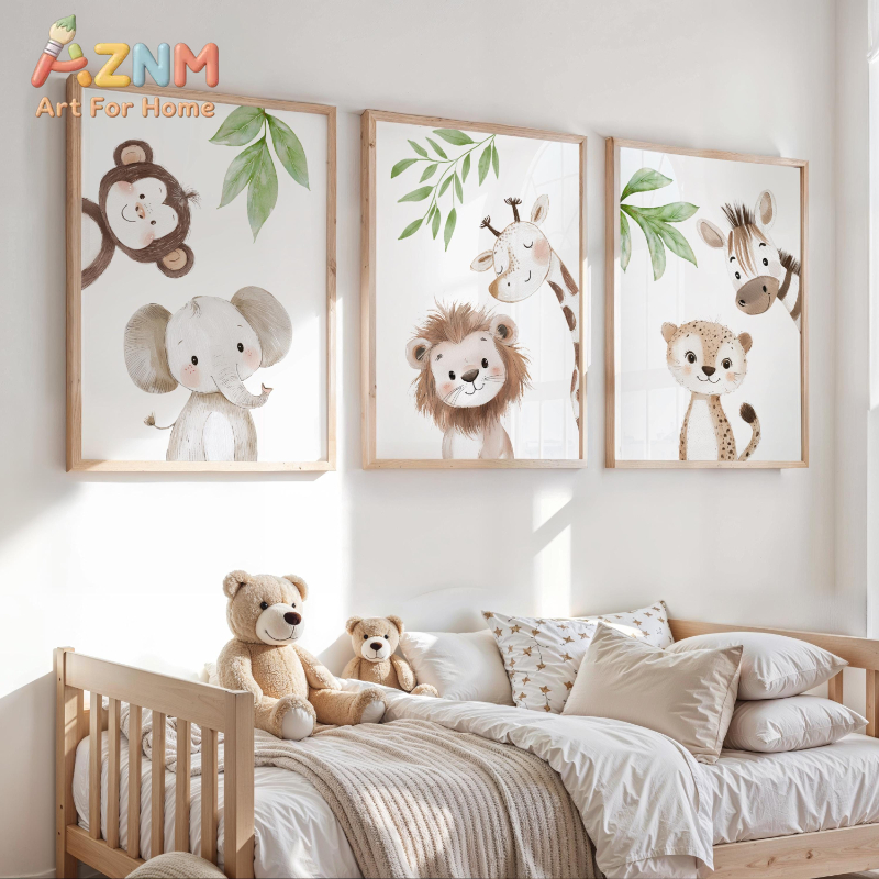 1Pc/3Pcs Safari Animal Nursery – Baby Nursery Animal Theme recenzja i cena