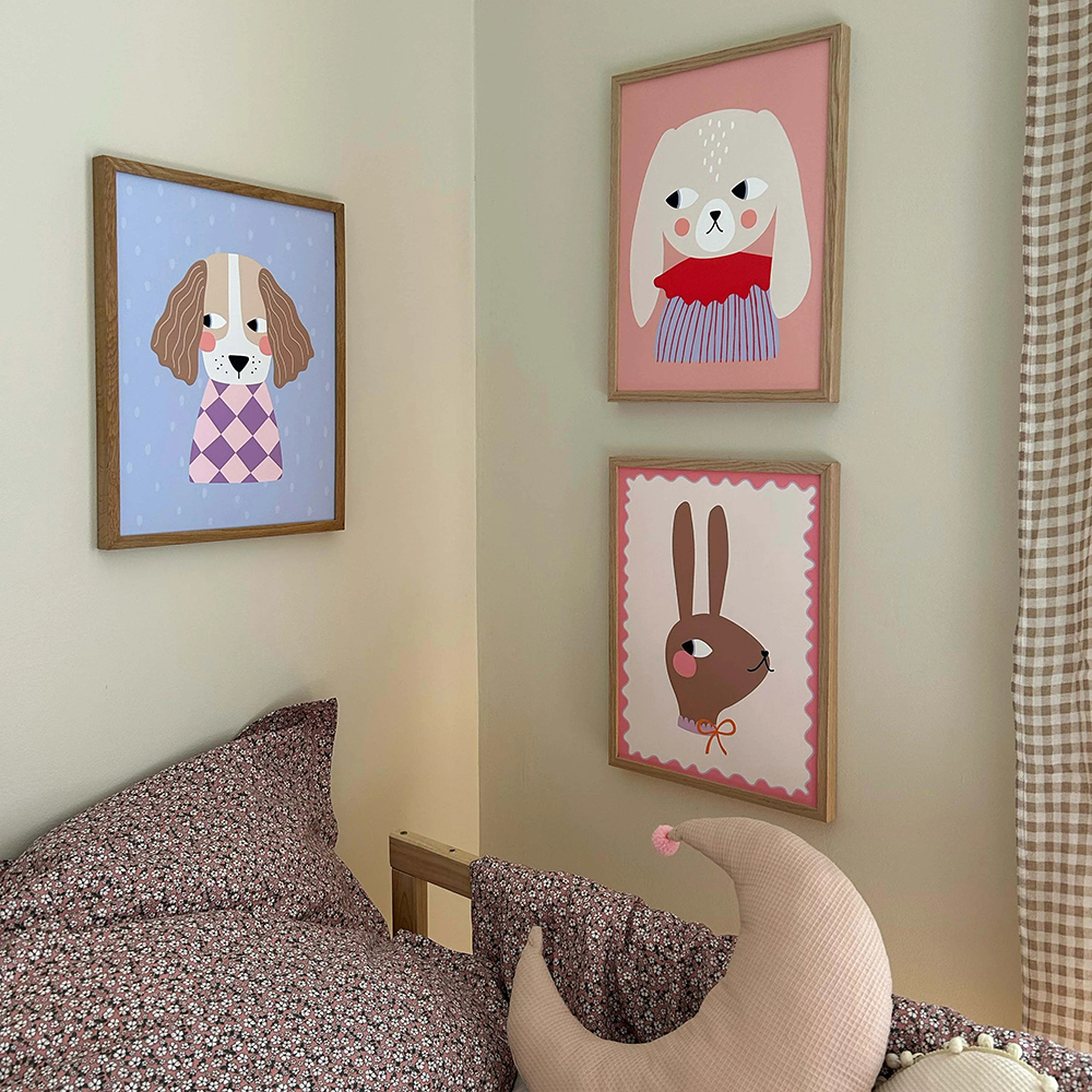 1pc frameless  Funny Animals B – Baby Unicorn Nursery recenzja i cena