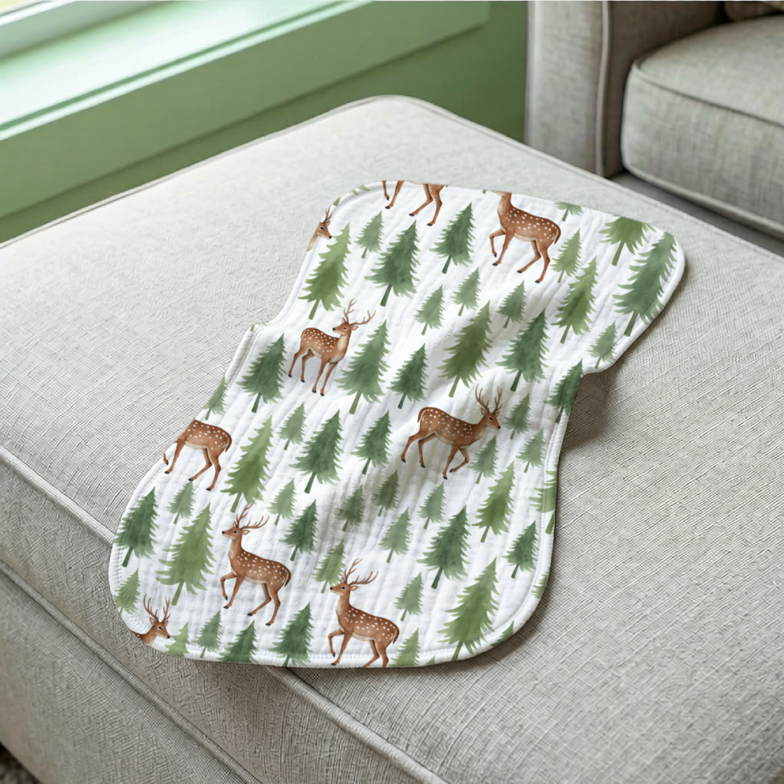 6pc Breathable Muslin Burp Clo – Baby Nursery Animal Theme recenzja i cena