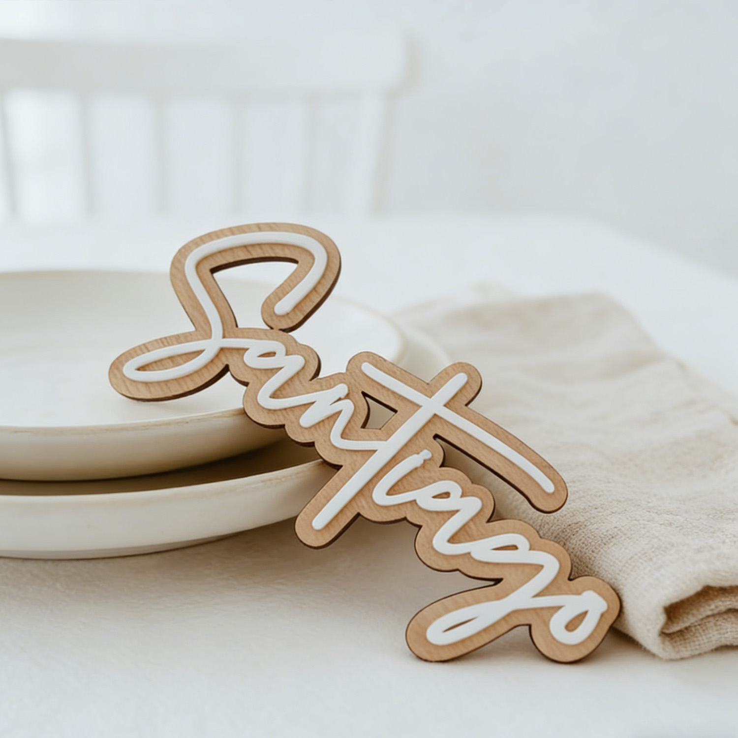 1Pc Custom Name Cute White Woo – Baby Nursery Gifts recenzja i cena