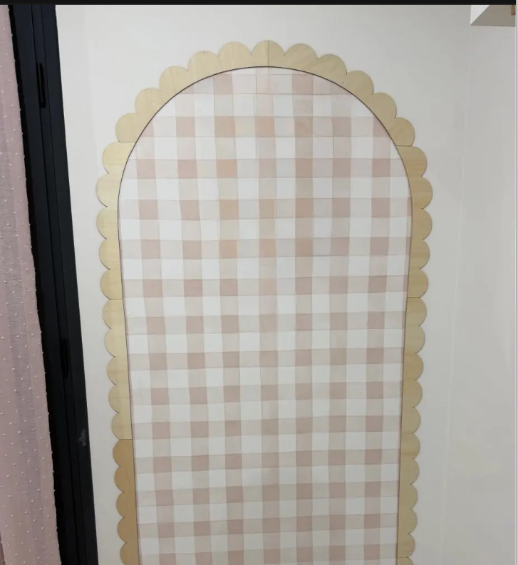 small Scalloped Arch Wooden Wa – Baby Nursery Frames recenzja i cena