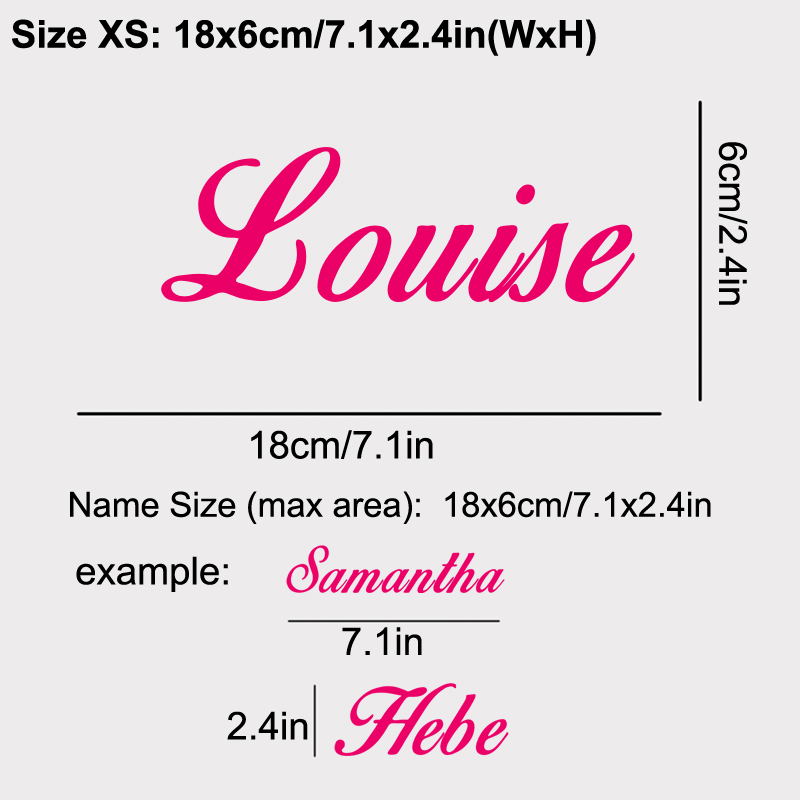 YOUR TEXT Vinyl Decal Sticker  – Baby Nursery Labels recenzja i cena