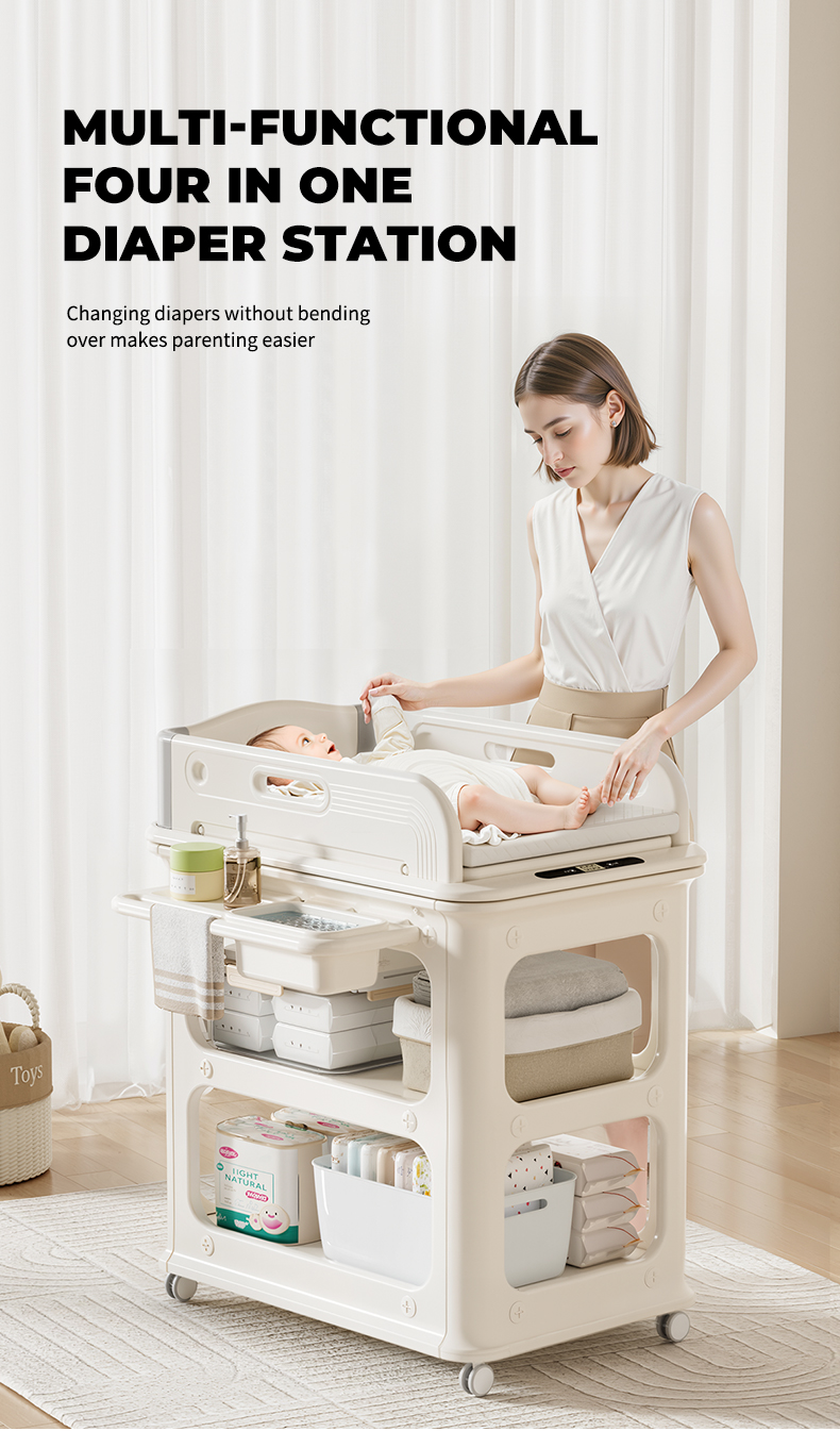 Modern Portable Baby Diaper Ch – Baby Nursery Dresser Changing Table recenzja i cena
