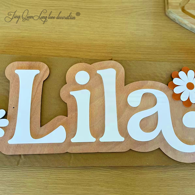 Custom Personalized wooden fir – Baby Nursery Girl Room recenzja i cena