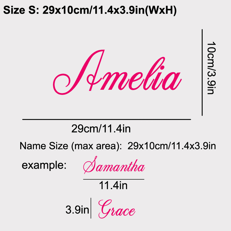Personalized name vinyl decal  – Baby Name Wall Art recenzja i cena