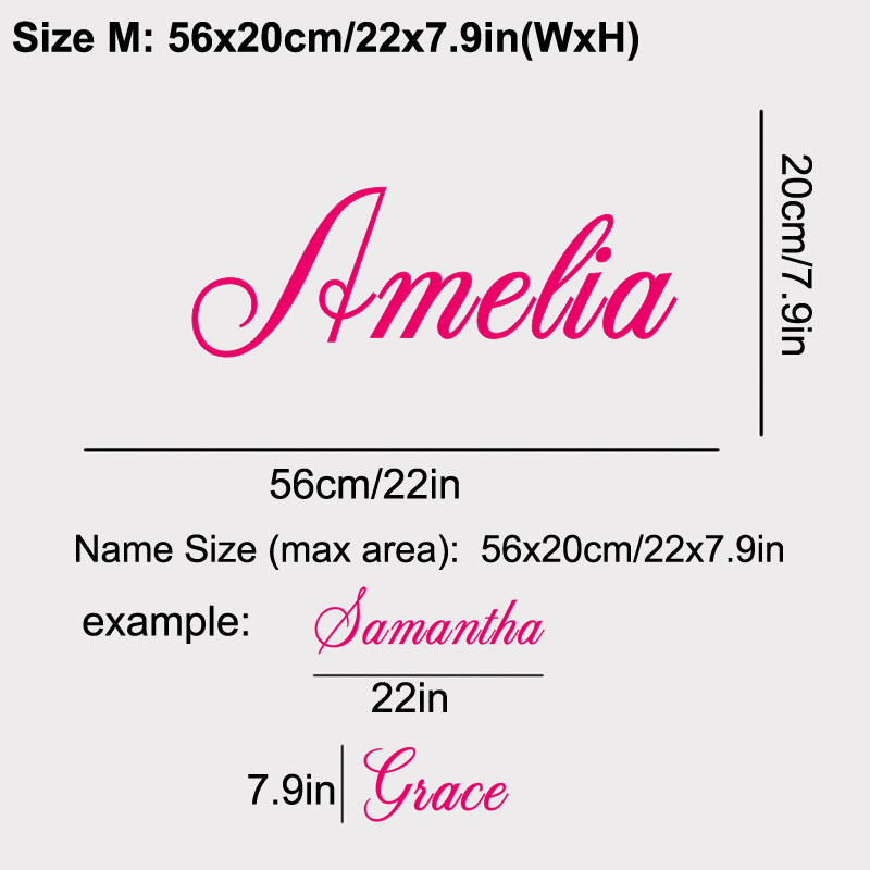 Personalized name vinyl decal  – Baby Name Wall Art recenzja i cena