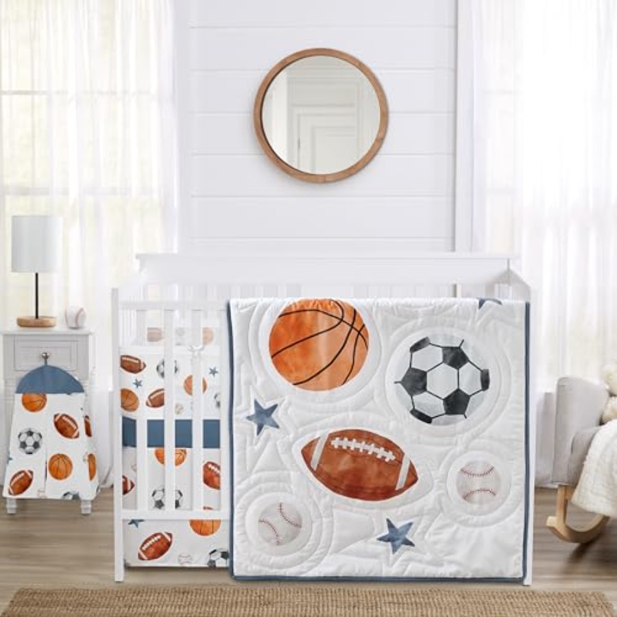 Sports Theme Boy Baby Crib Bed – Baby Nursery Themes Boy recenzja i cena
