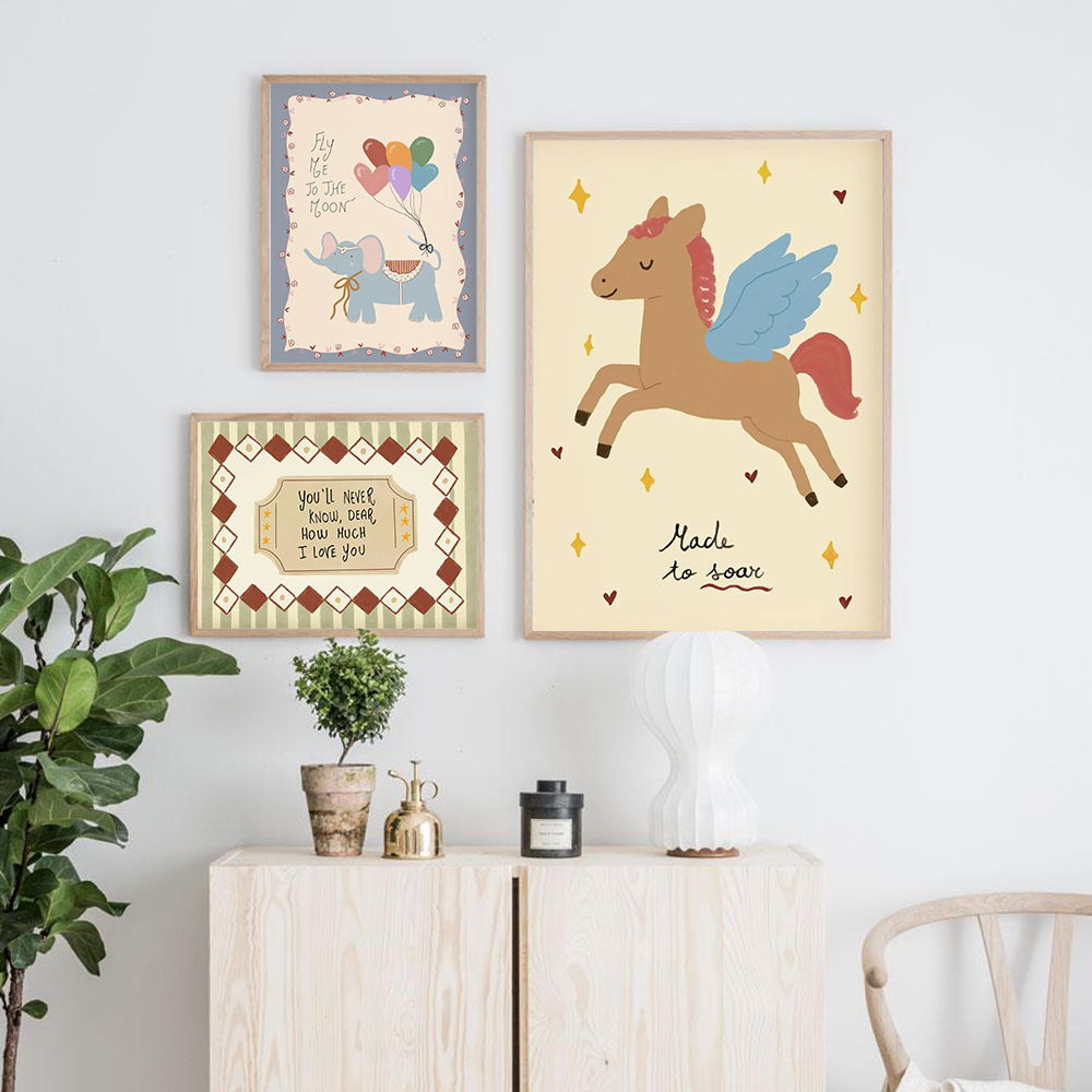 Vintage Rocking Horse Giraffe  – Baby Nursery Vintage recenzja i cena