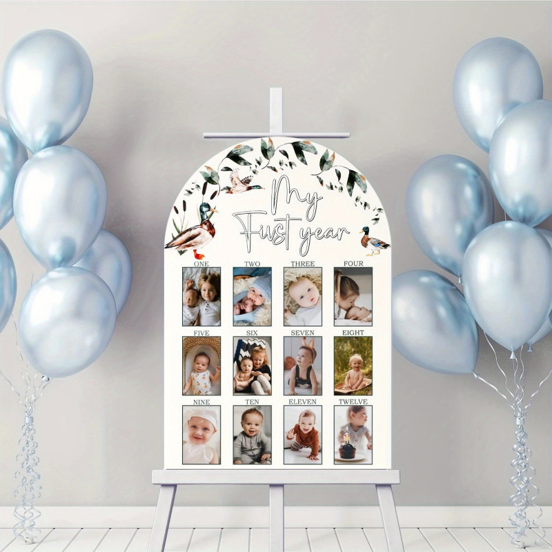 1pc My First Year Photo Board  – Baby Nursery Frames recenzja i cena
