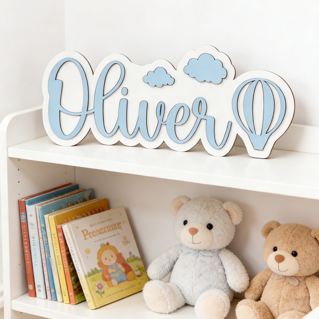 Personalized Custom Wooden Nam – Baby Nursery Decor Girl recenzja i cena