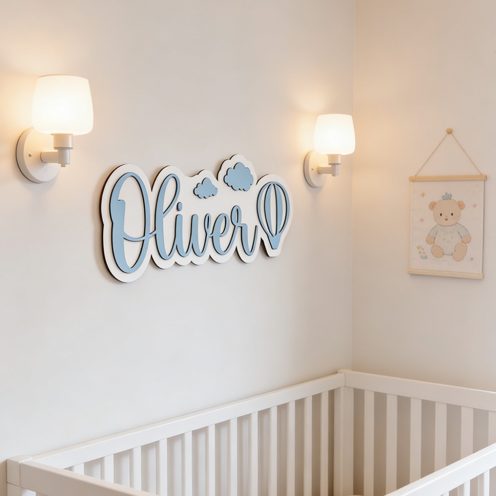 Personalized Custom Wooden Nam – Baby Nursery Decor Girl recenzja i cena