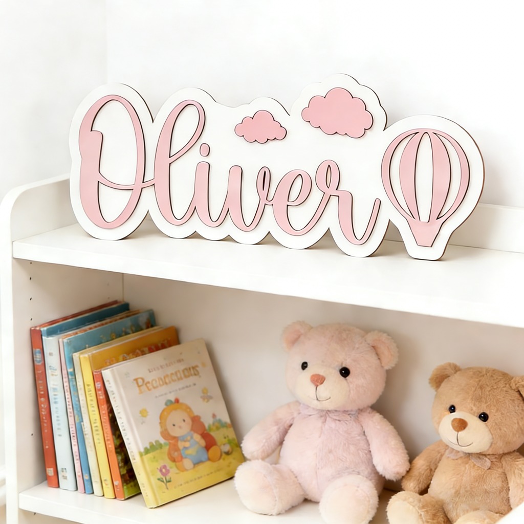Personalized Custom Wooden Nam – Baby Nursery Decor Girl recenzja i cena