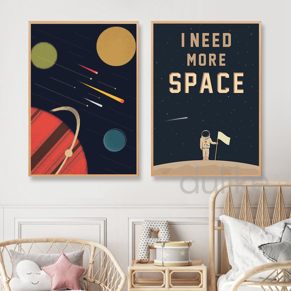 Space Themed Nursery Wall Art  – Baby Nursery Themes Boy recenzja i cena