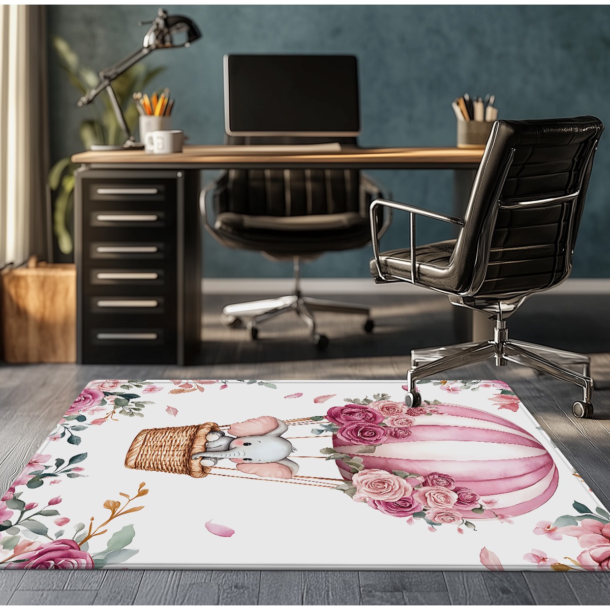 Crystal Velvet Rug Baby Elepha – Baby Nursery Animal Theme recenzja i cena