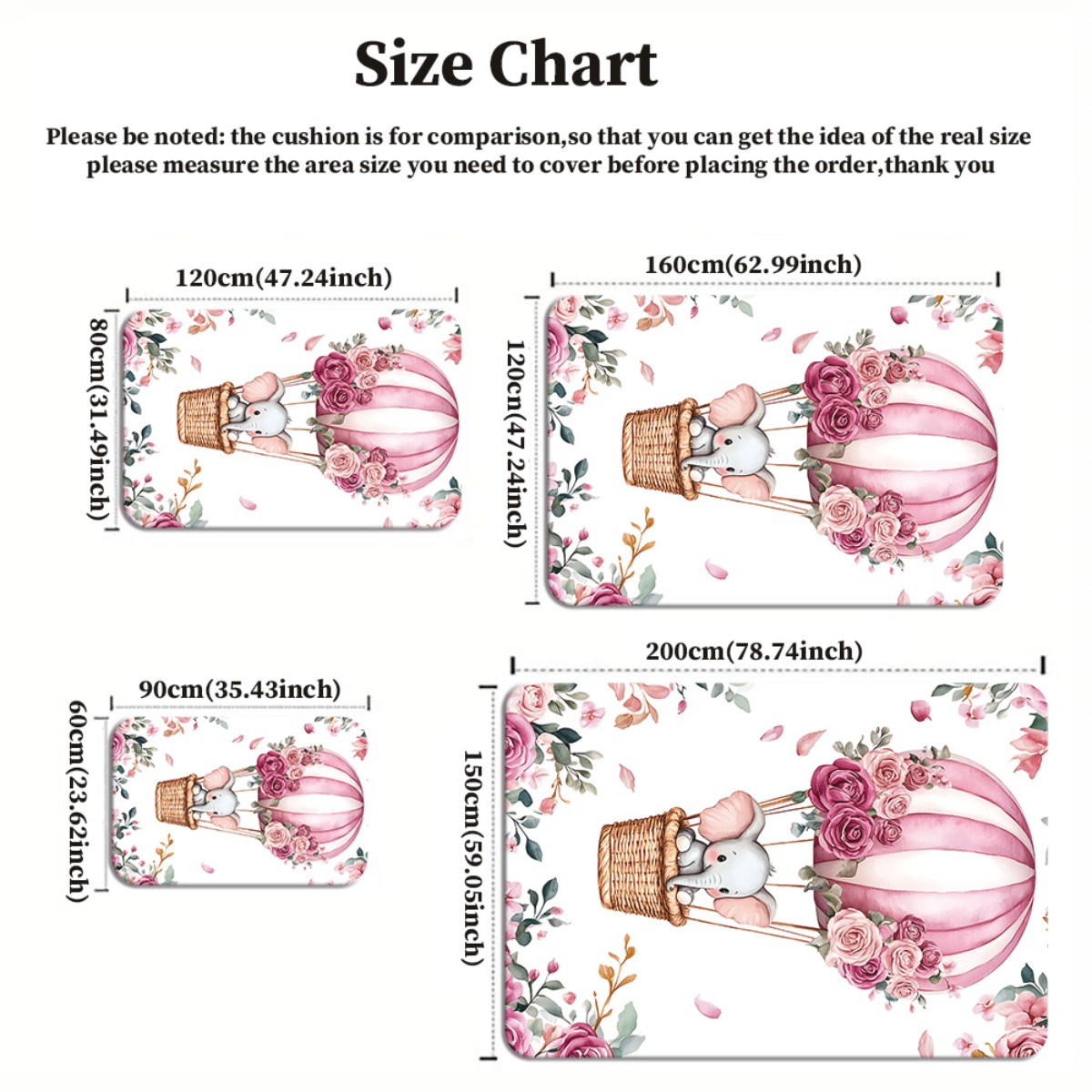Crystal Velvet Rug Baby Elepha – Baby Nursery Animal Theme recenzja i cena