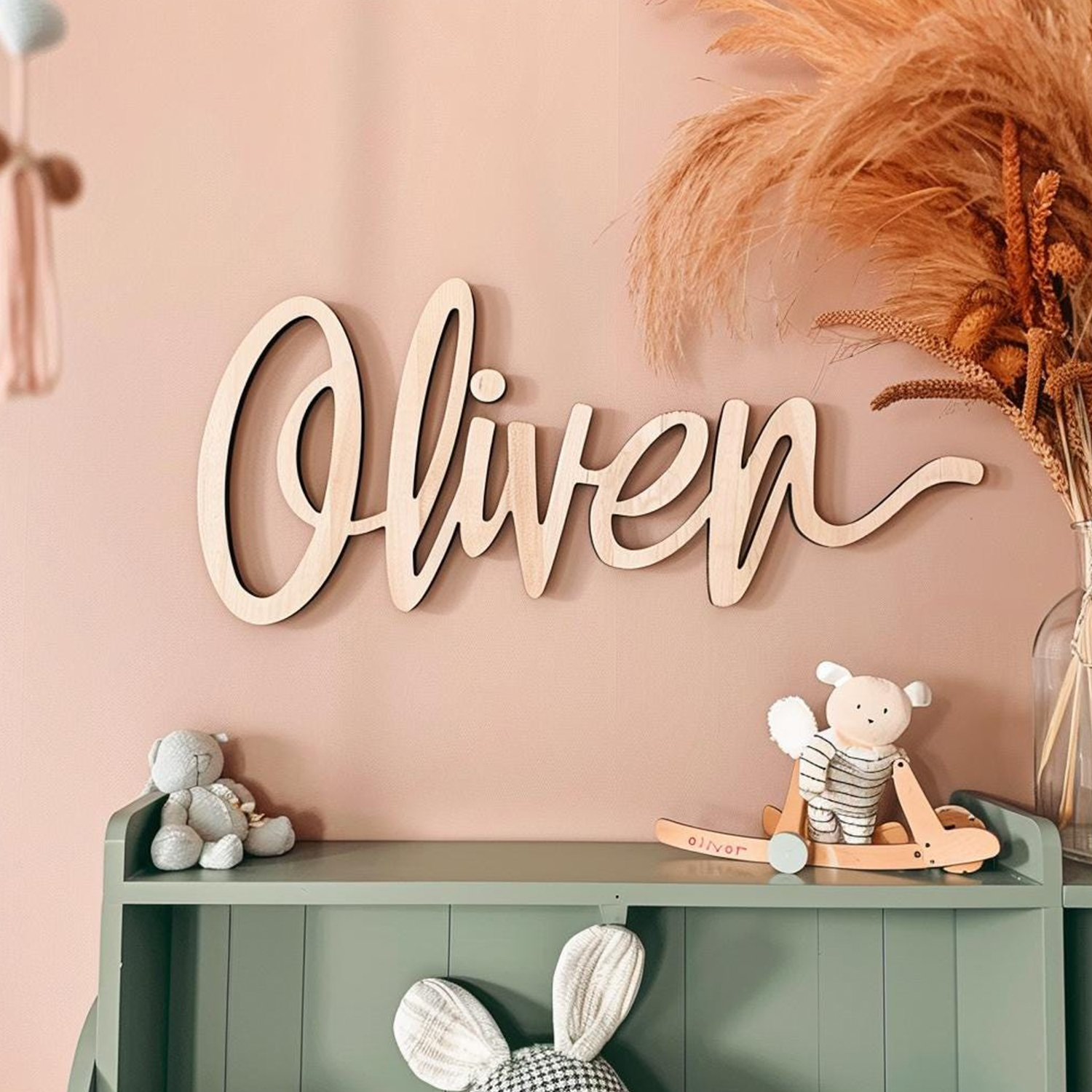 1pc Customized wooden wall dec – Baby Name Wall Art recenzja i cena